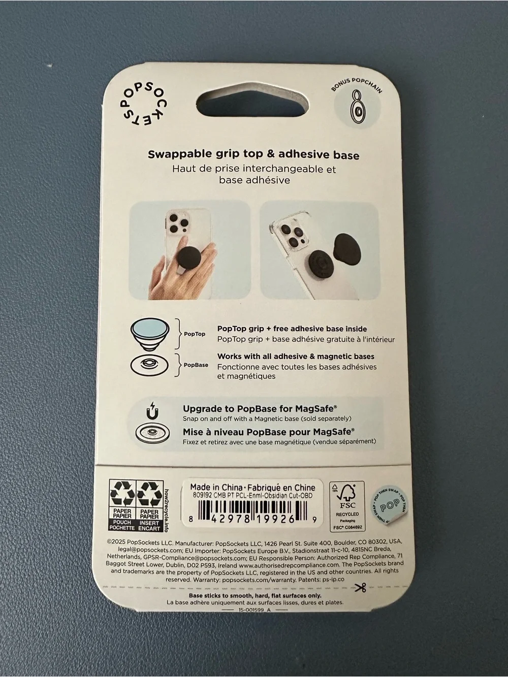 NIB popsockets poptop